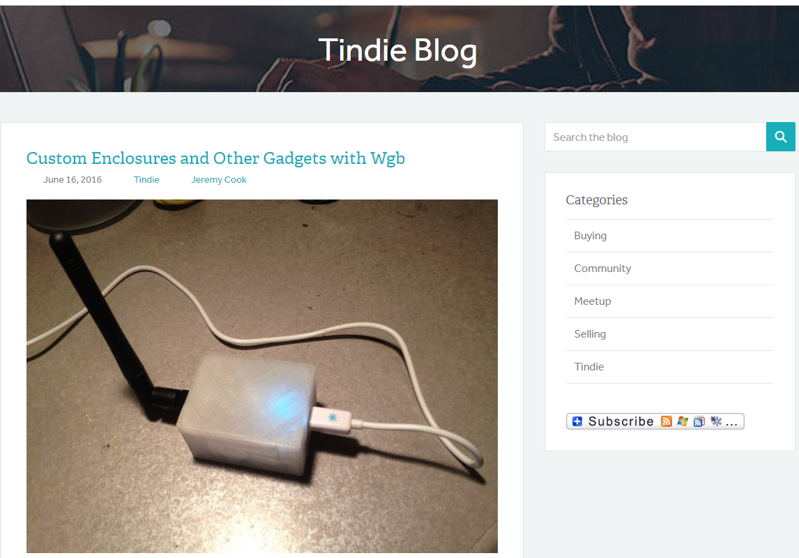 Custom Enclosures and Other Gadgets with Wgb