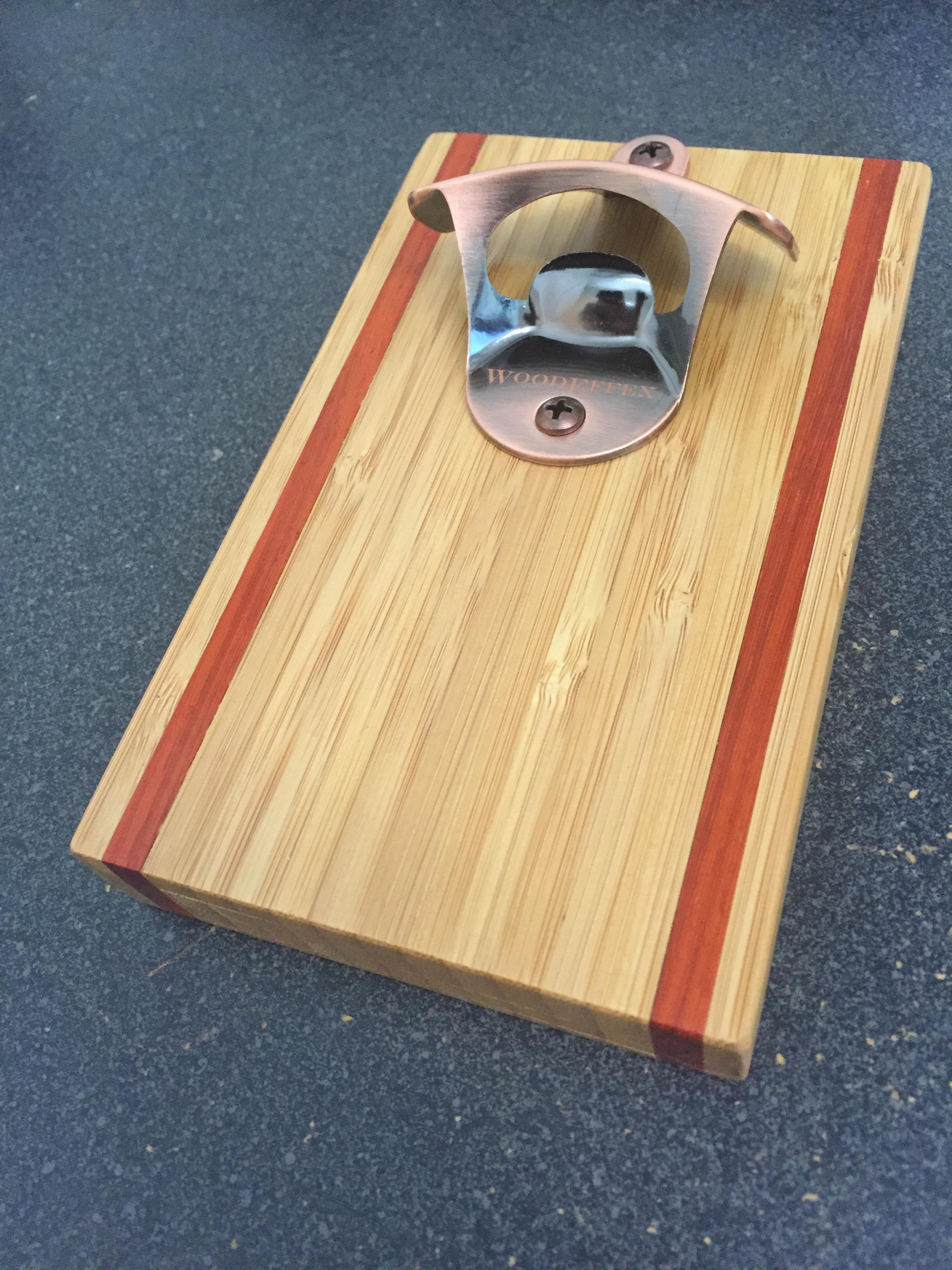 Bamboo & Padauk Bottle Opener